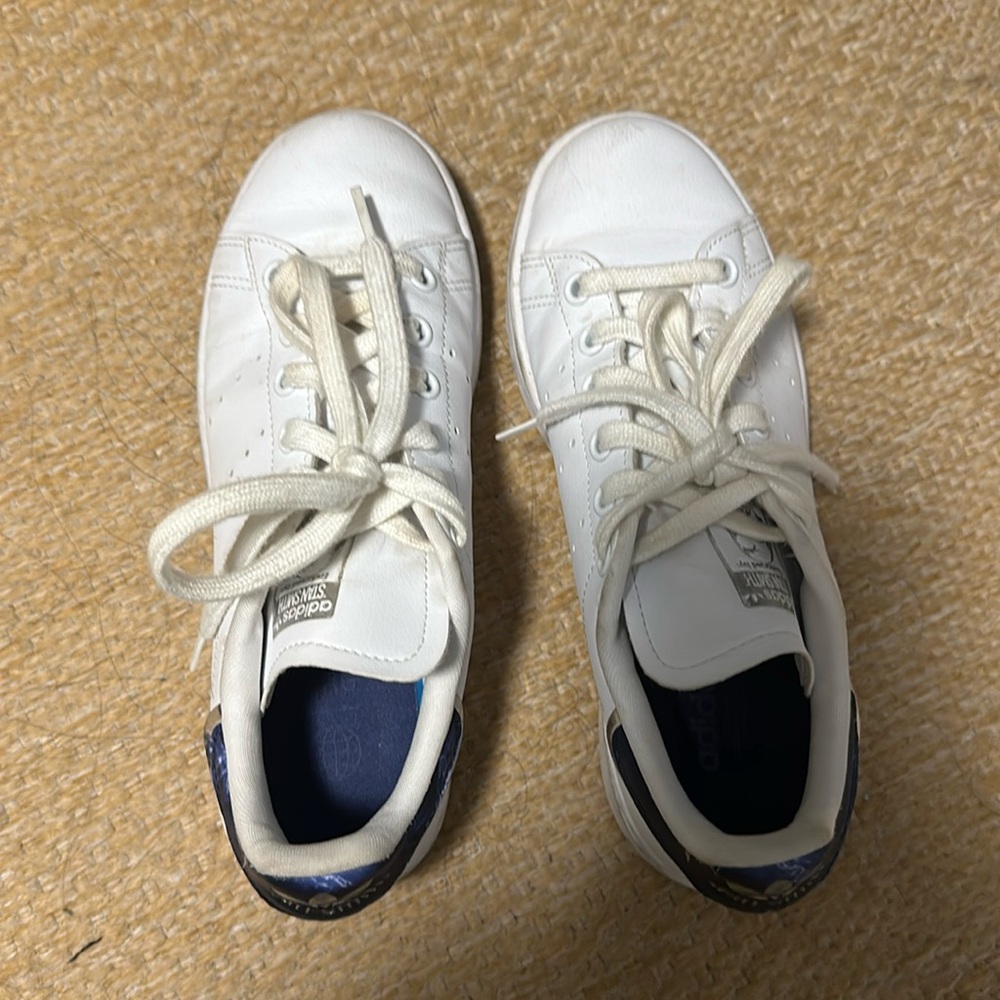 Adidas Stan Smith Night Sky and Silver Heel